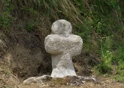 Photo de la croix de type Crozant dite Croix d'accès à Laigue - Photo de Patrice Cornette