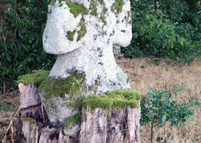 Photo de la croix de type Crozant dite croix des Places ou croix d'accès par le bois