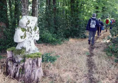Photo de la croix de type Crozant dite croix des Places ou croix d'accès par le bois