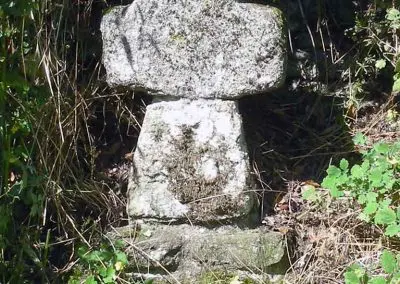 Photo de la croix de type Crozant dite croix d'accès à la Chapelle-Sainte-Foy