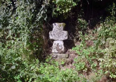 Photo de la croix de type Crozant dite croix d'accès à la Chapelle-Sainte-Foy