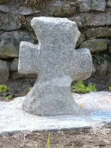 Photo de la croix de type Crozant dite croix d'accès aux Léchères