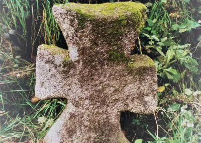 Photo de la croix de type Crozant dite croix d'accès aux Léchères