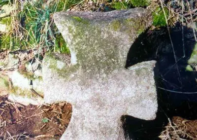 Photo de la croix de type Crozant dite croix d'accès aux Léchères