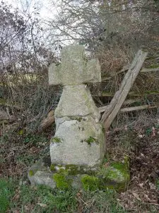 Photo de la croix de type Crozant dite croix d'accès à Epagne ou croix des Rabines