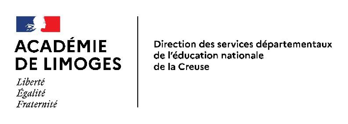 Logo de la DSDEN de la Creuse - direction départementale des services de l'Education nationale